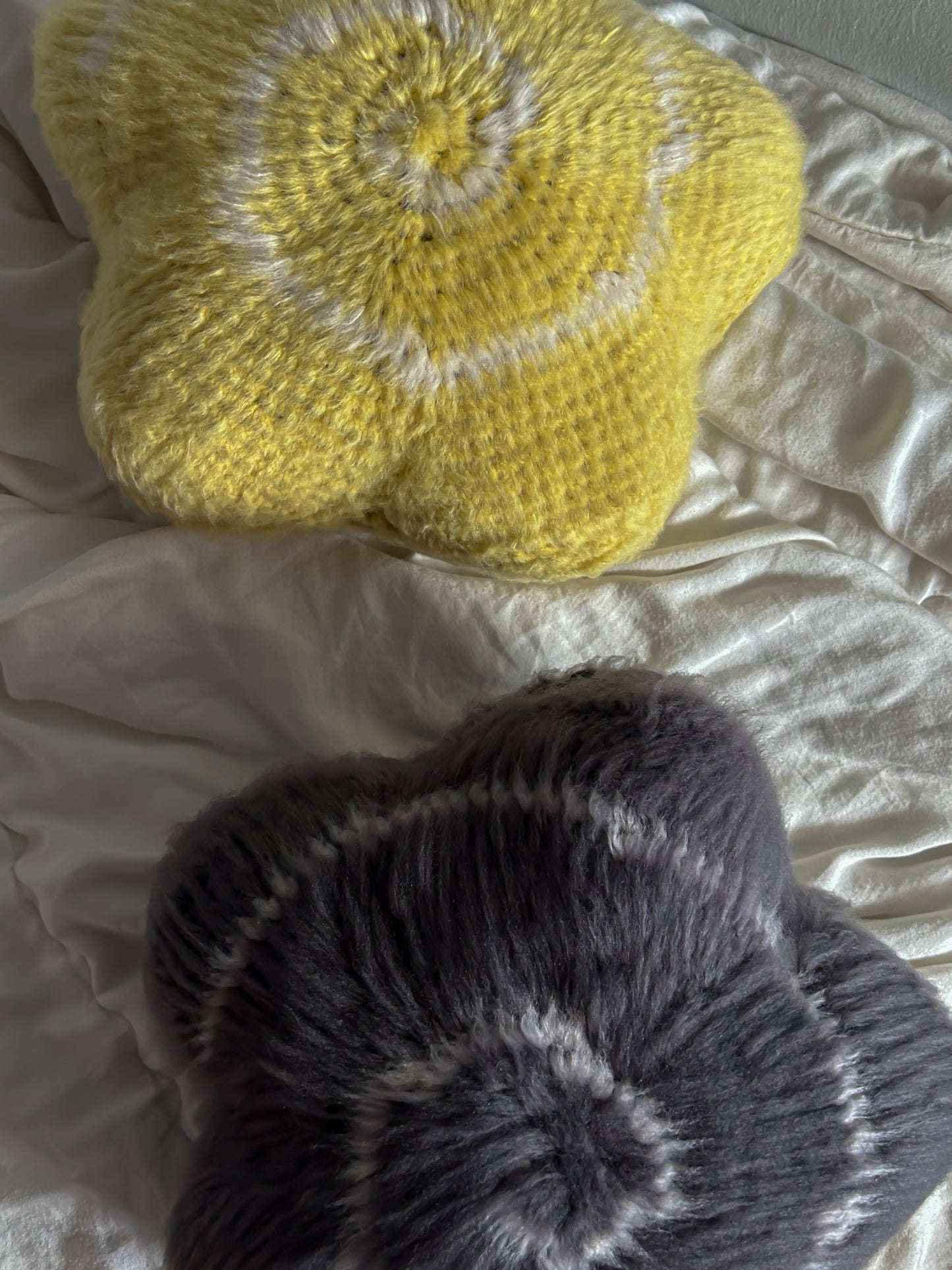 Brushed Banana | Swirl Star Pillow