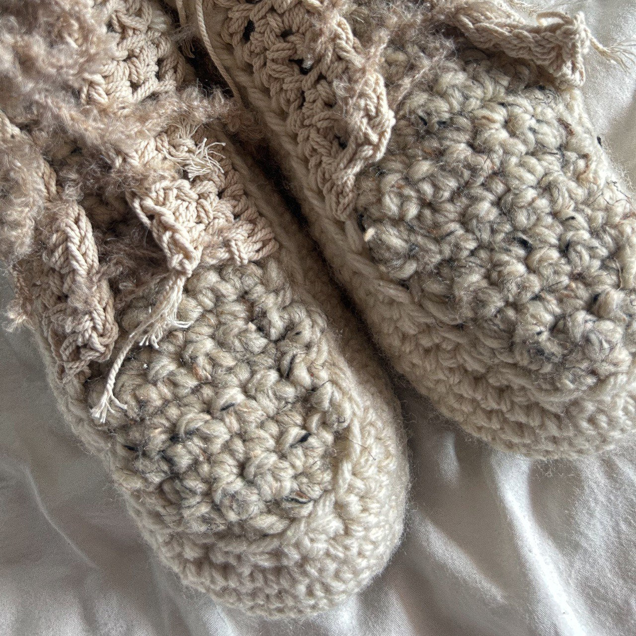 White Wool Footwear